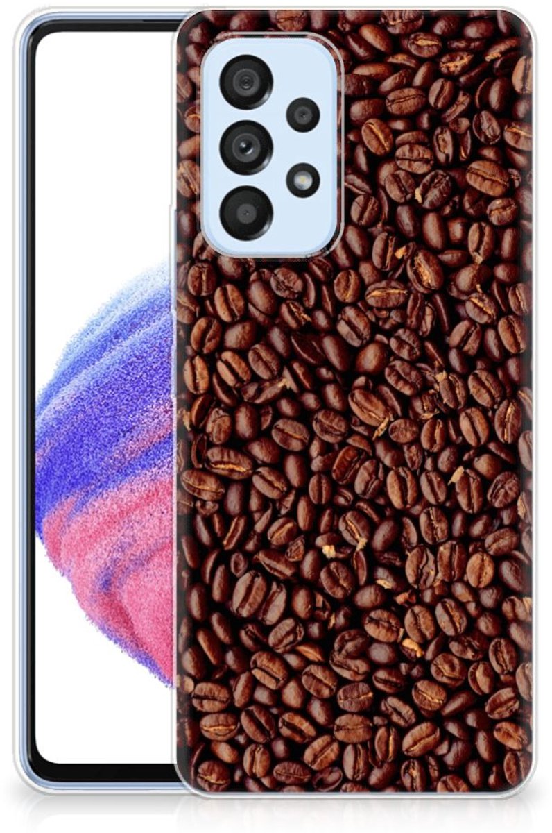 Samsung Galaxy A53 5G Siliconen Case Koffiebonen