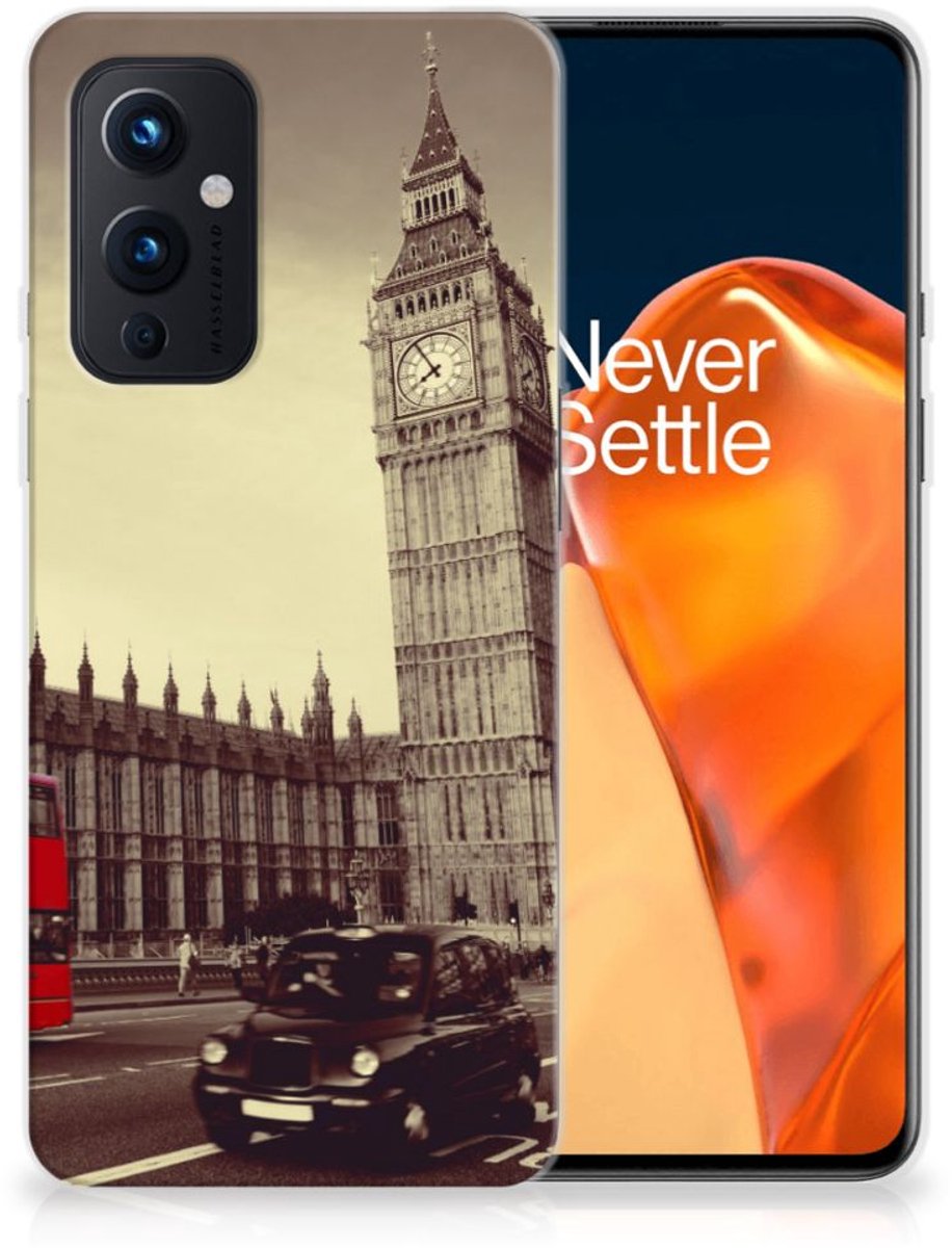 OnePlus 9 Siliconen Back Cover Londen