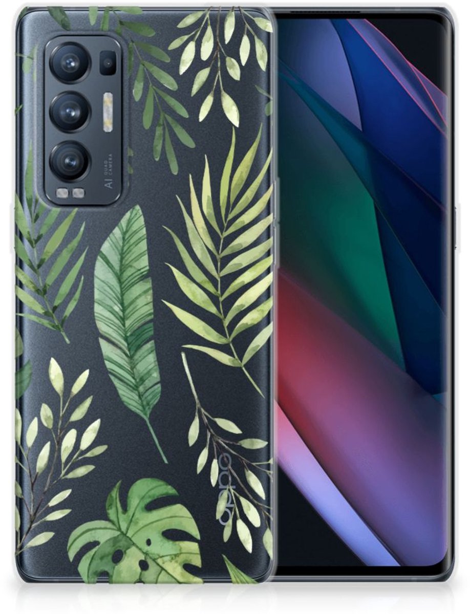 OPPO Find X3 Neo TPU Case Leaves