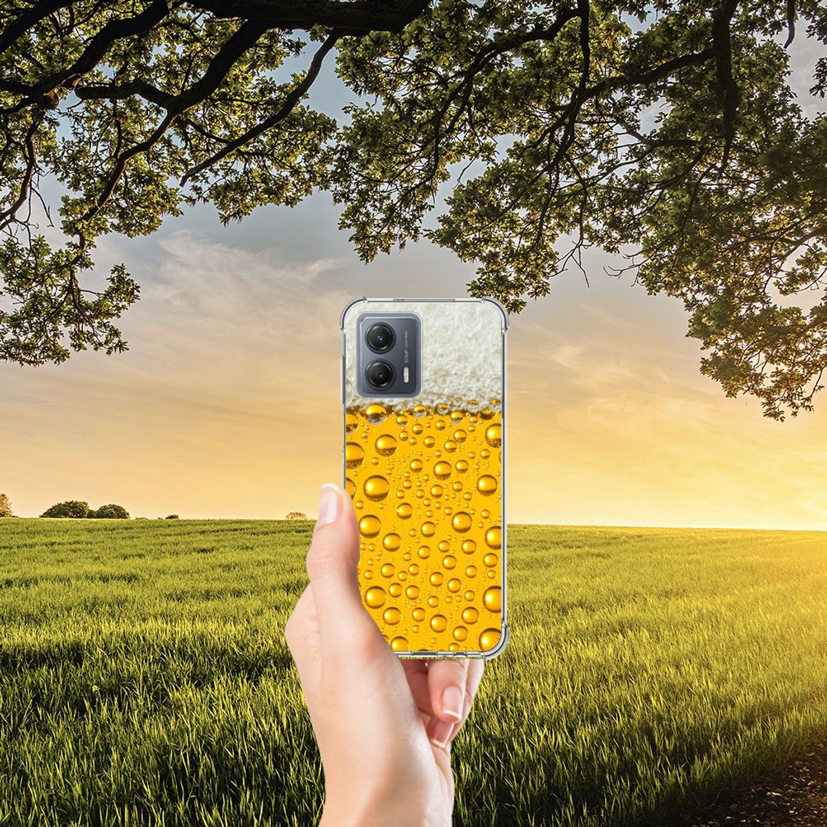 Motorola Moto G53 Beschermhoes Bier