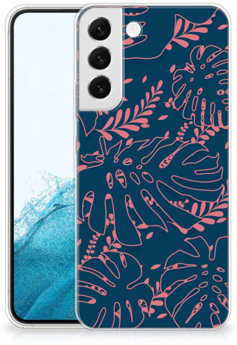 TPU Hoesje voor Samsung Galaxy S22 Plus TPU Case Palm Leaves