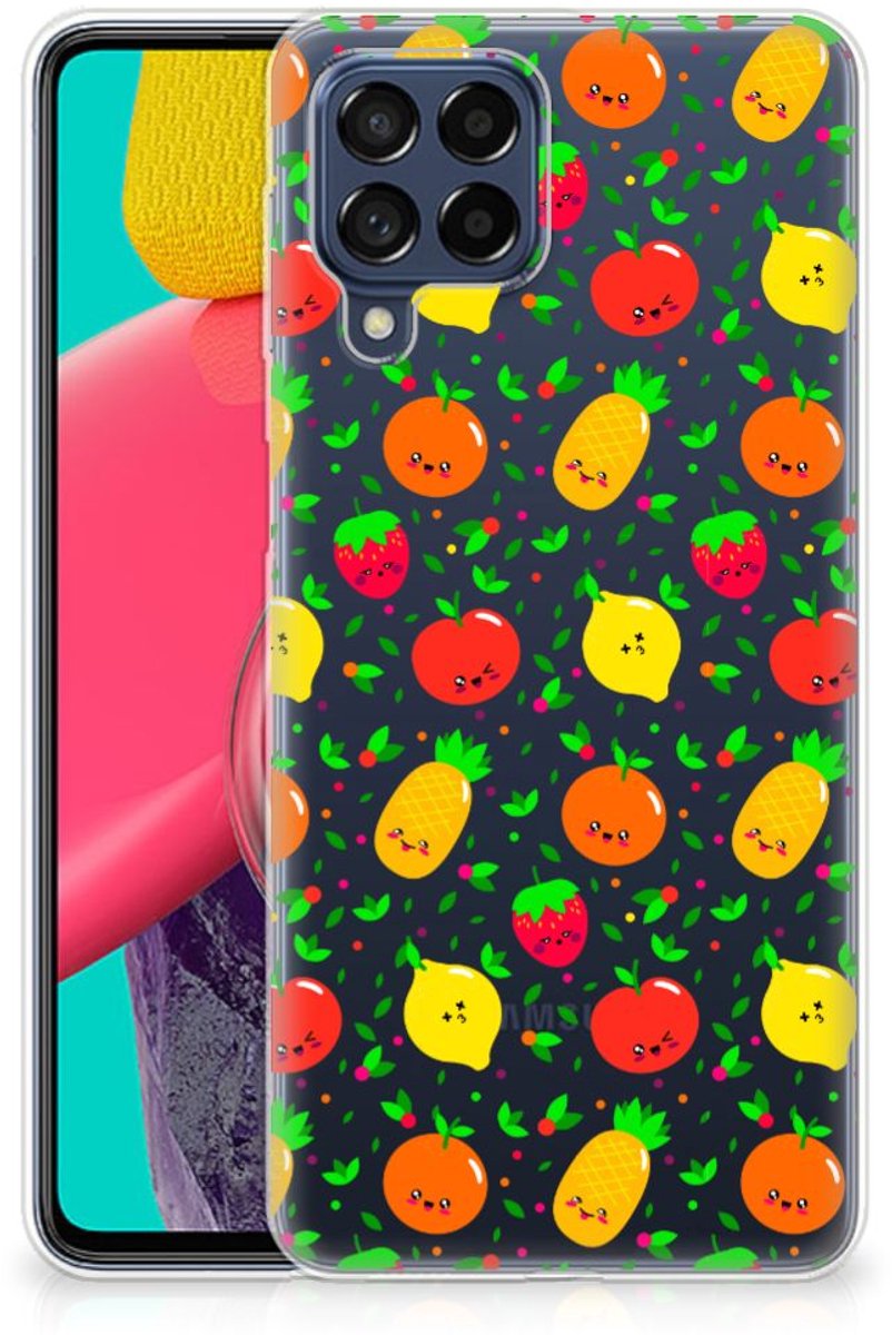 Samsung Galaxy M53 Siliconen Case Fruits