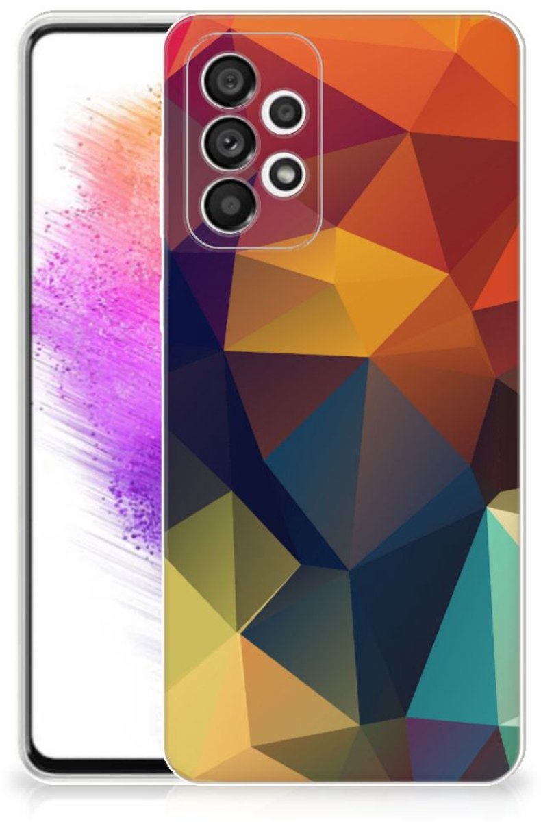 Samsung Galaxy A73 5G TPU Hoesje Polygon Color