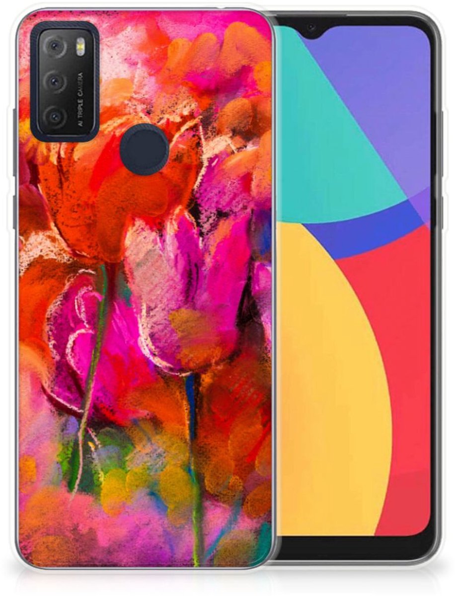 Hoesje maken Alcatel 1S (2021) Tulips
