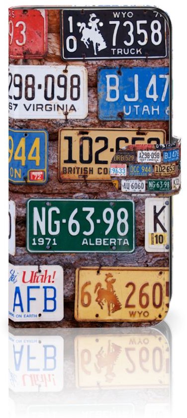 Étui portefeuille pour téléphone portable Samsung Galaxy S21 FE Plaques d'immatriculation