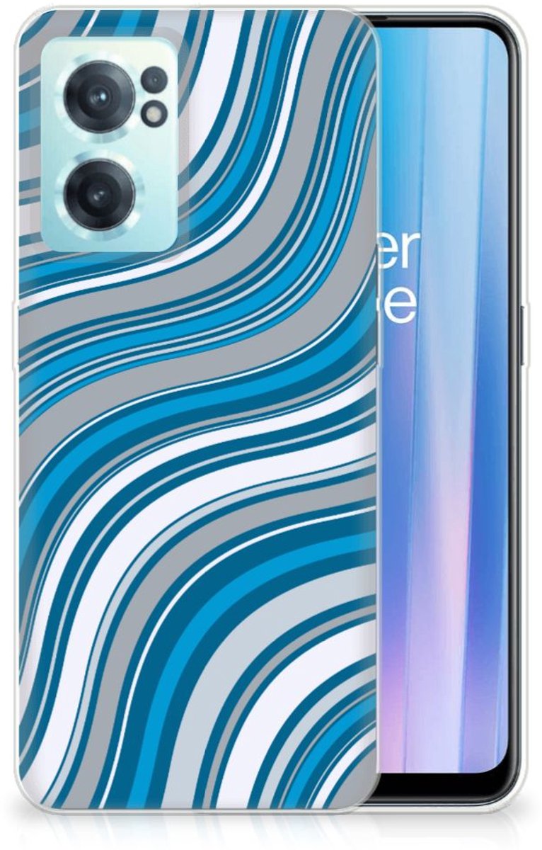 OnePlus Nord CE 2 5G TPU bumper Waves Blue