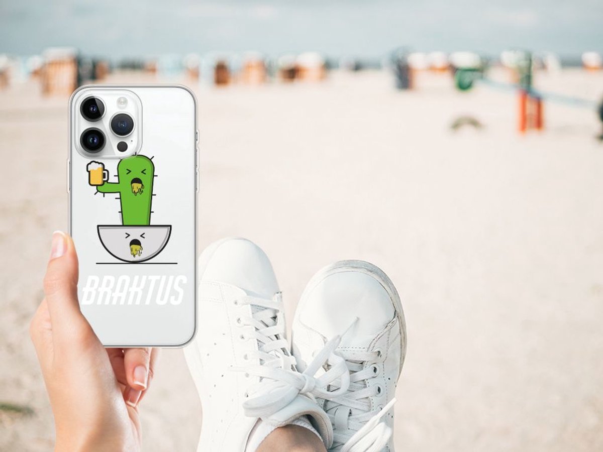 TPU Hoesje voor iPhone 14 Pro Max Telefoonhoesje met Naam Braktus