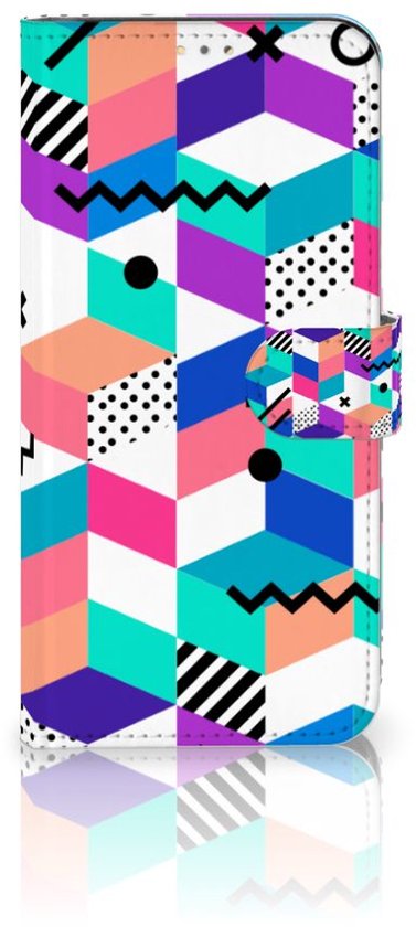 Wallet Book Case OPPO A15 Mobile Phone Case Blocs cadeaux personnalisés colorés