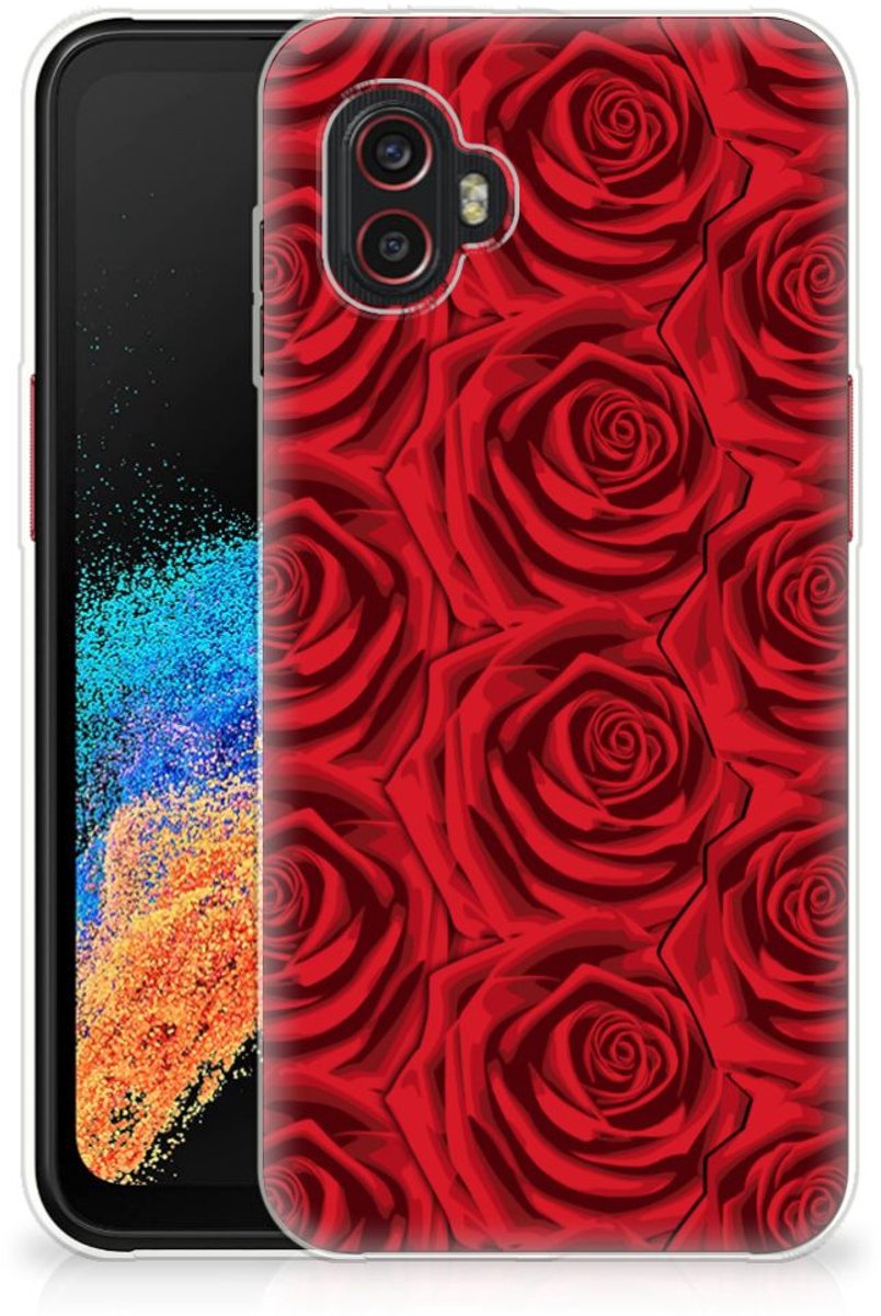 Samsung Galaxy Xcover 6 Pro TPU Case Red Roses