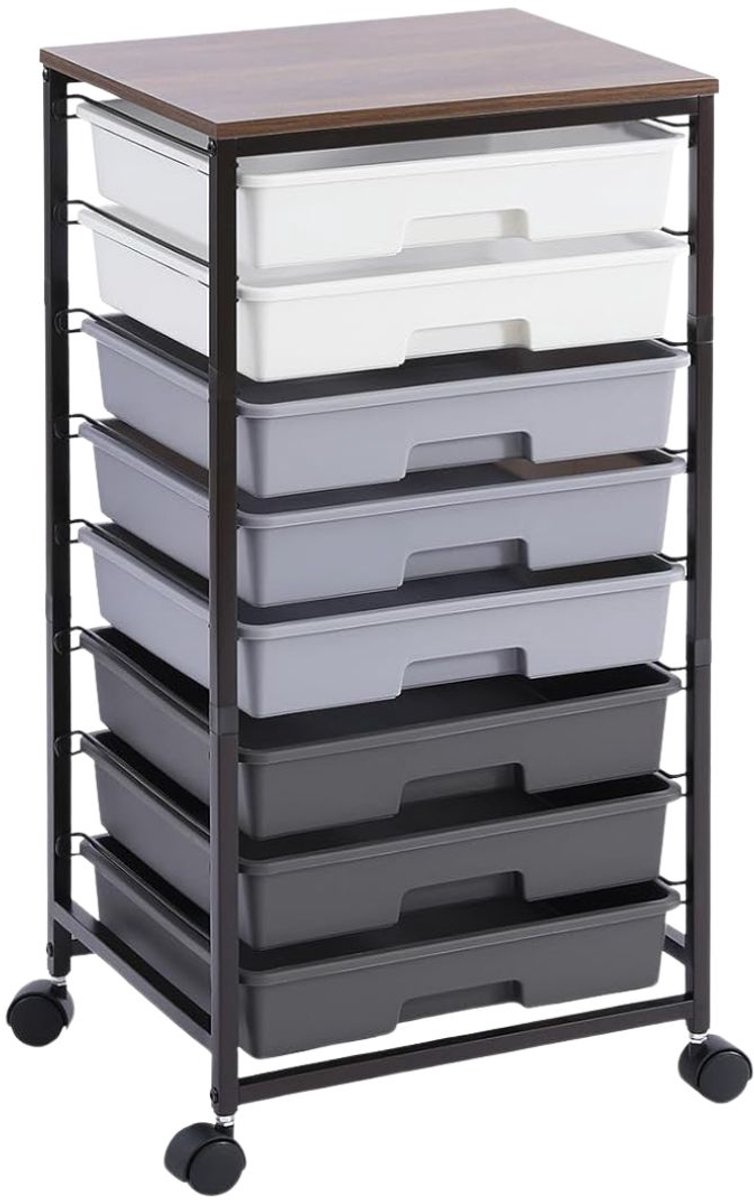 VELTRR® Badkamer Trolley - Keukenrek - Keukentrolley op Wieltjes