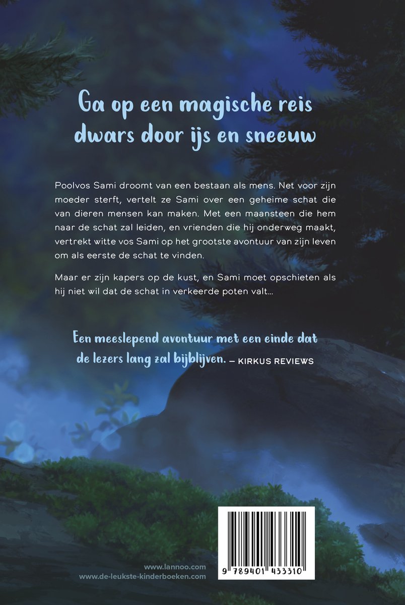 White Fox - Sami en de maansteen - back cover