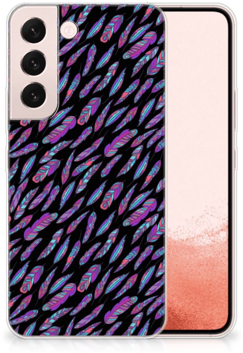 Samsung Galaxy S22 TPU bumper Feathers Color