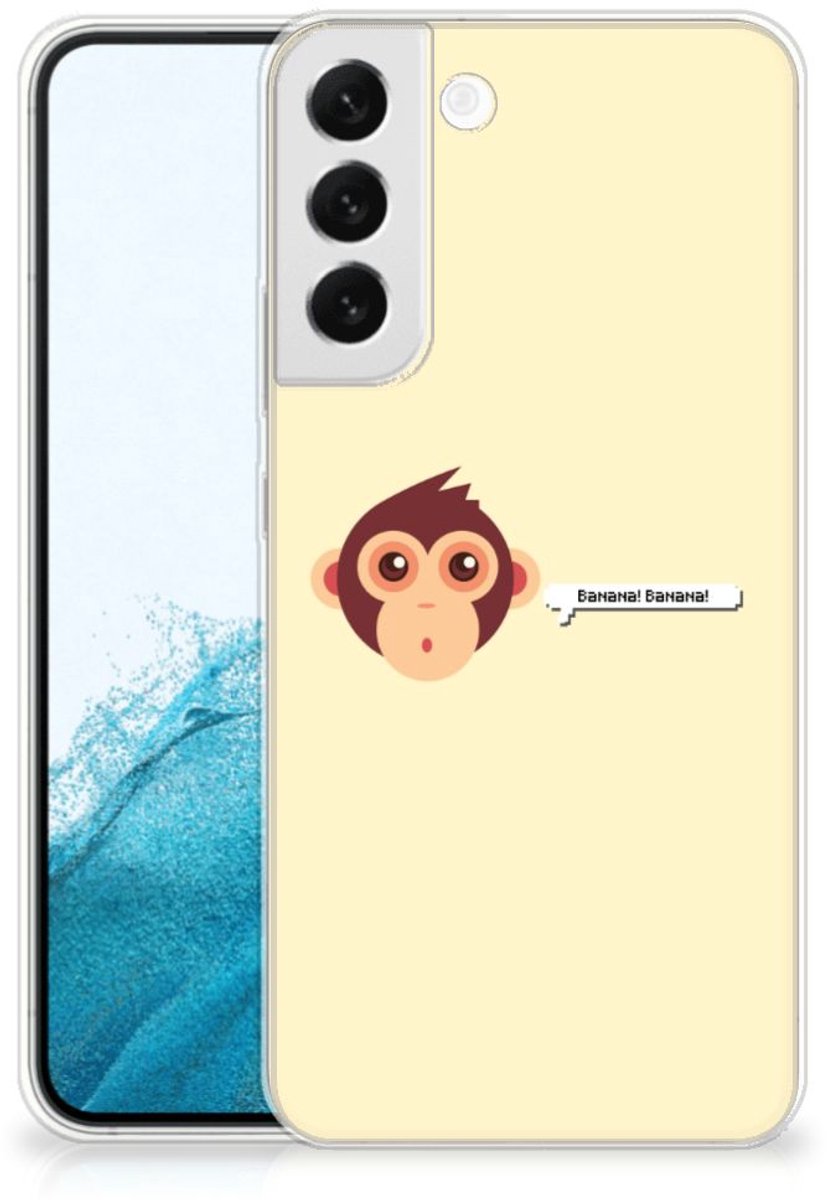 Samsung Galaxy S22 Plus Telefoonhoesje met Naam Monkey