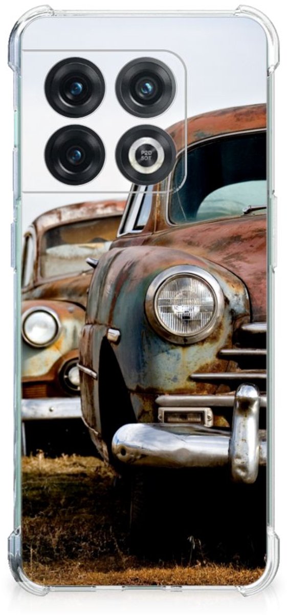 OnePlus 10 Pro Anti-shock Hoesje met foto Vintage Auto