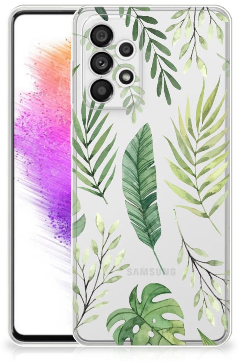 TPU Hoesje voor Samsung Galaxy A73 5G TPU Case Leaves