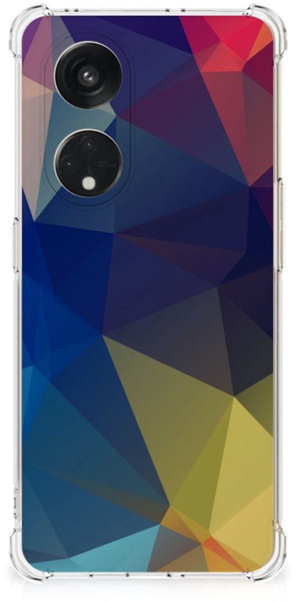 OPPO Reno8 T 5G Shockproof Case Polygon Dark