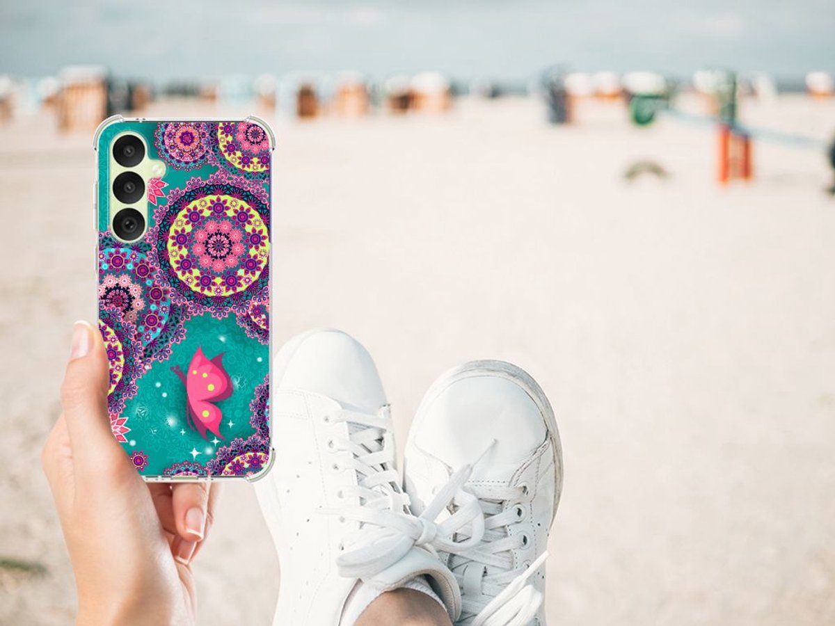 Samsung Galaxy A35 Back Cover Cirkels en Vlinders