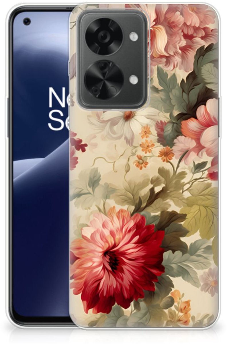 TPU Case voor OnePlus Nord 2T Bloemen