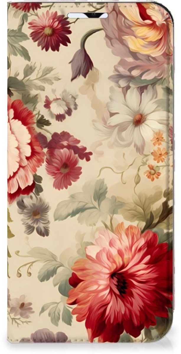 Smart Cover voor Samsung Galaxy A23 Bloemen