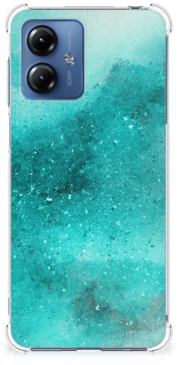 Back Cover Motorola Moto G14 Painting Blue