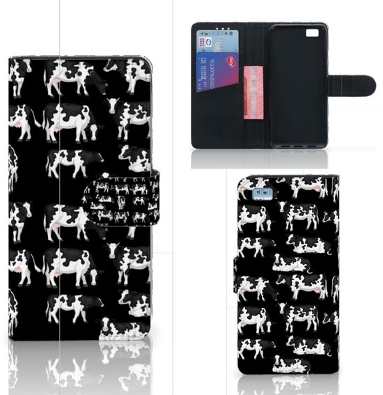 Portefeuille Huawei Ascend P8 Lite Cuir PU Portefeuille Livre Koetjes