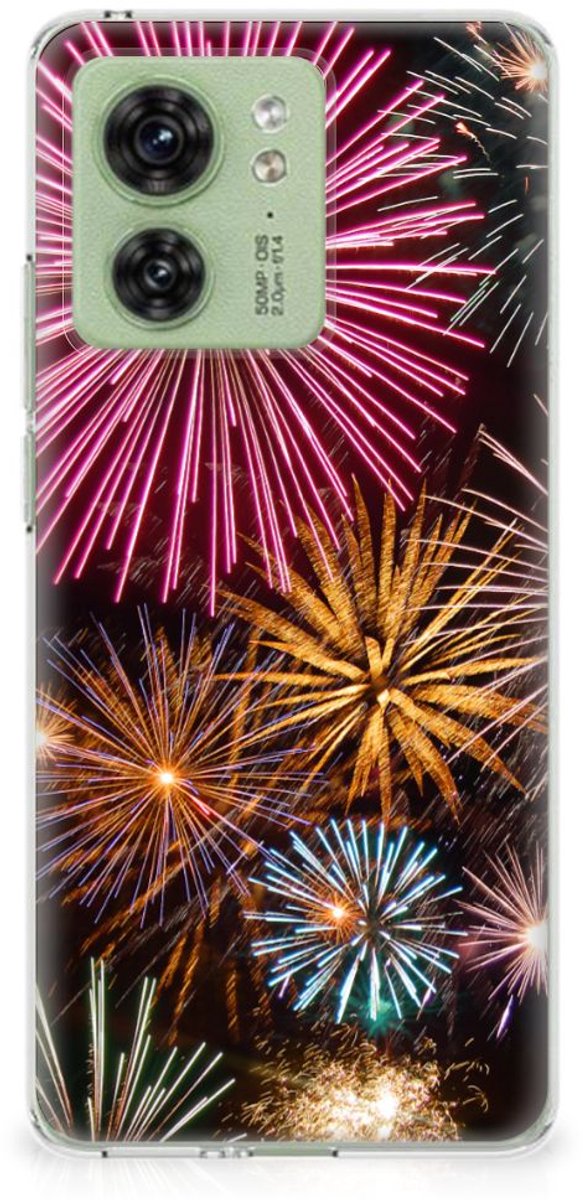 Motorola Edge 40 Silicone Back Cover Vuurwerk