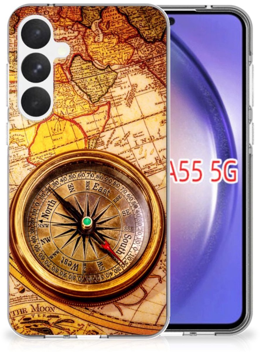Samsung Galaxy A55 Siliconen Back Cover Kompas