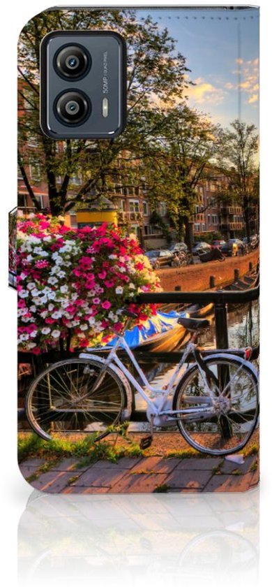 Protection Téléphone Motorola Moto G53 Portefeuille Les Canaux D'Amsterdam