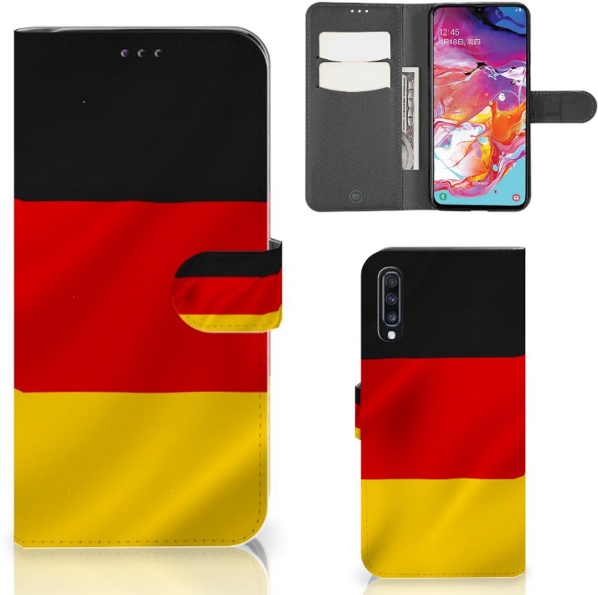 Samsung Galaxy A70 Bookstyle Case Duitsland