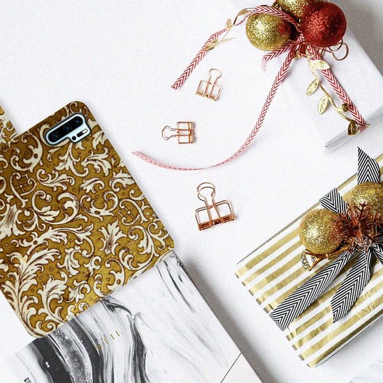 Coque Téléphone Huawei P30 Pro Coque avec pour Baroque Or