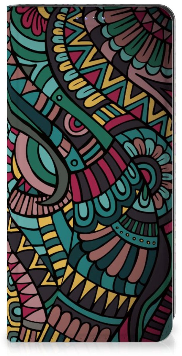 Samsung Galaxy A05 Hoesje met Magneet Aztec