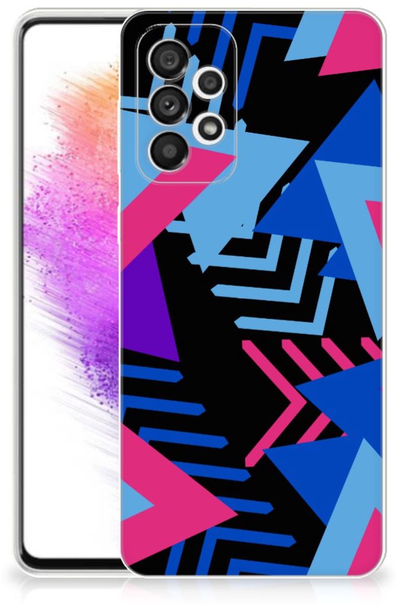 Samsung Galaxy A73 5G TPU Hoesje Funky Triangle