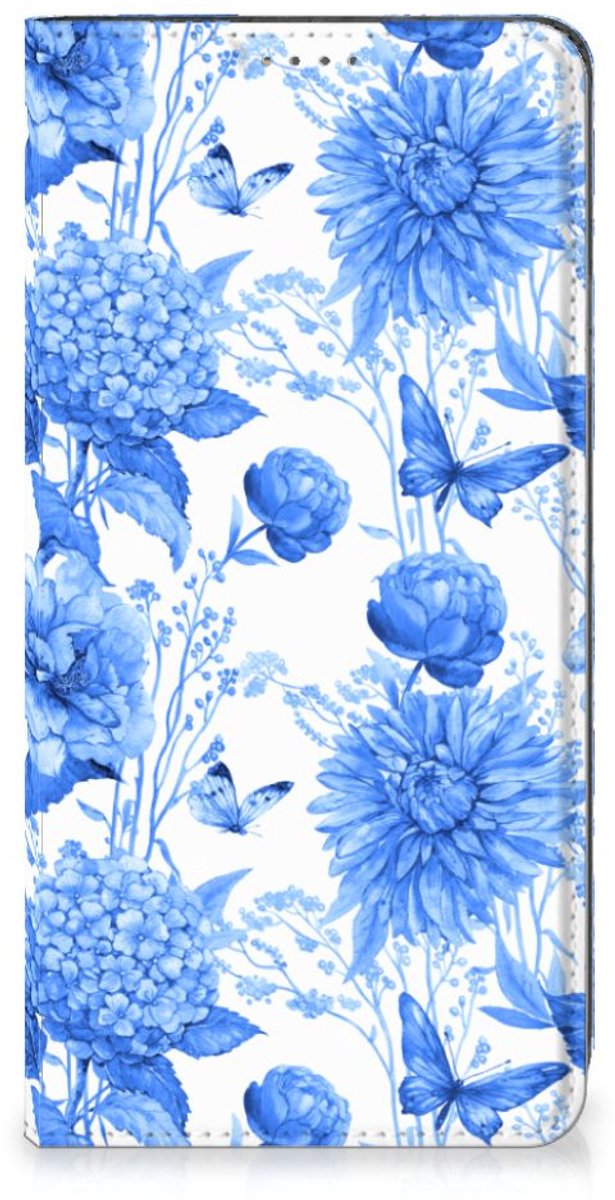 Smart Cover voor Nokia G22 Flowers Blue