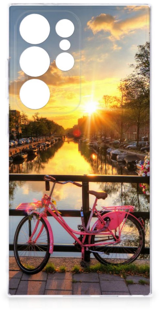 Samsung Galaxy S24 Ultra Siliconen Back Cover Amsterdamse Grachten