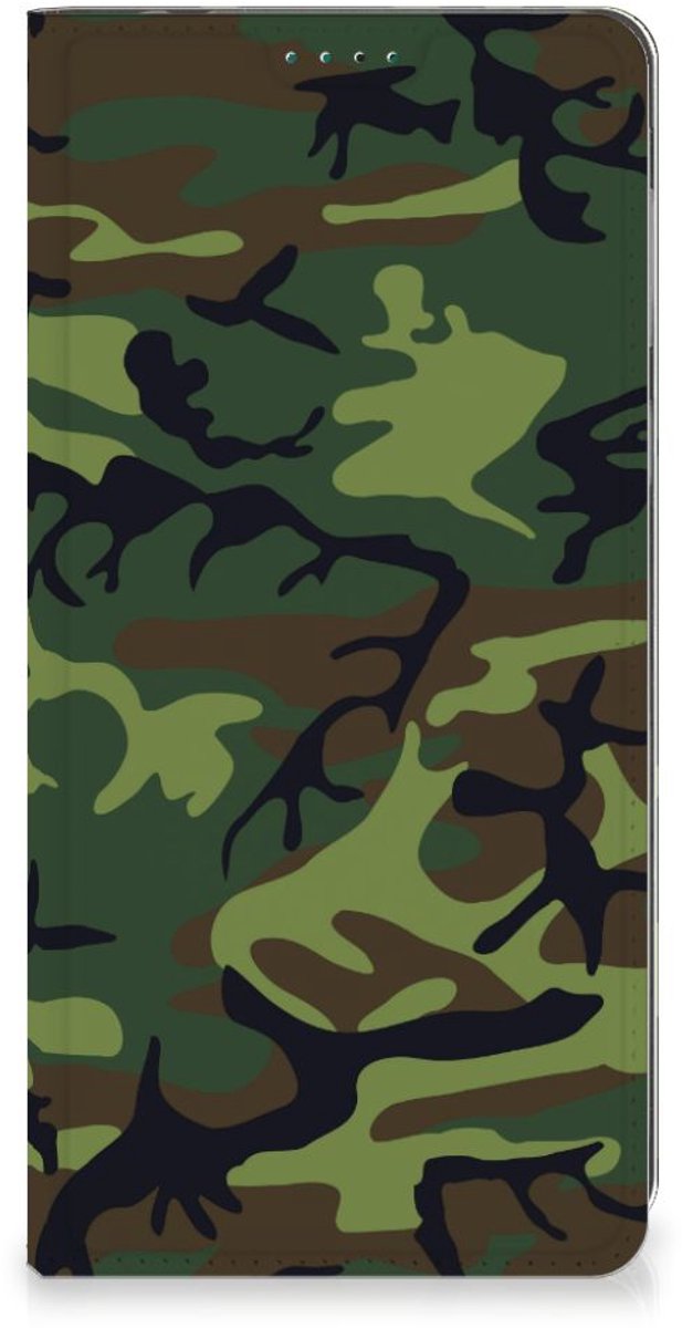 Motorola Moto E13 4G Hoesje met Magneet Army Dark