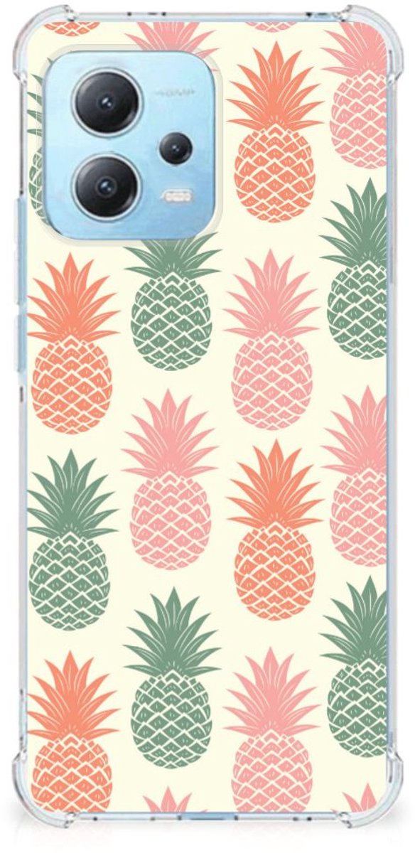 TPU Case Anti-Shock voor Xiaomi Redmi Note 12 5G Beschermhoes Ananas