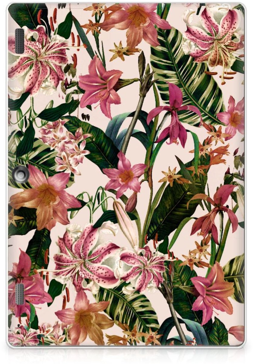 Lenovo Tab 10 | Tab 2 A10-30 Siliconen Hoesje Flowers