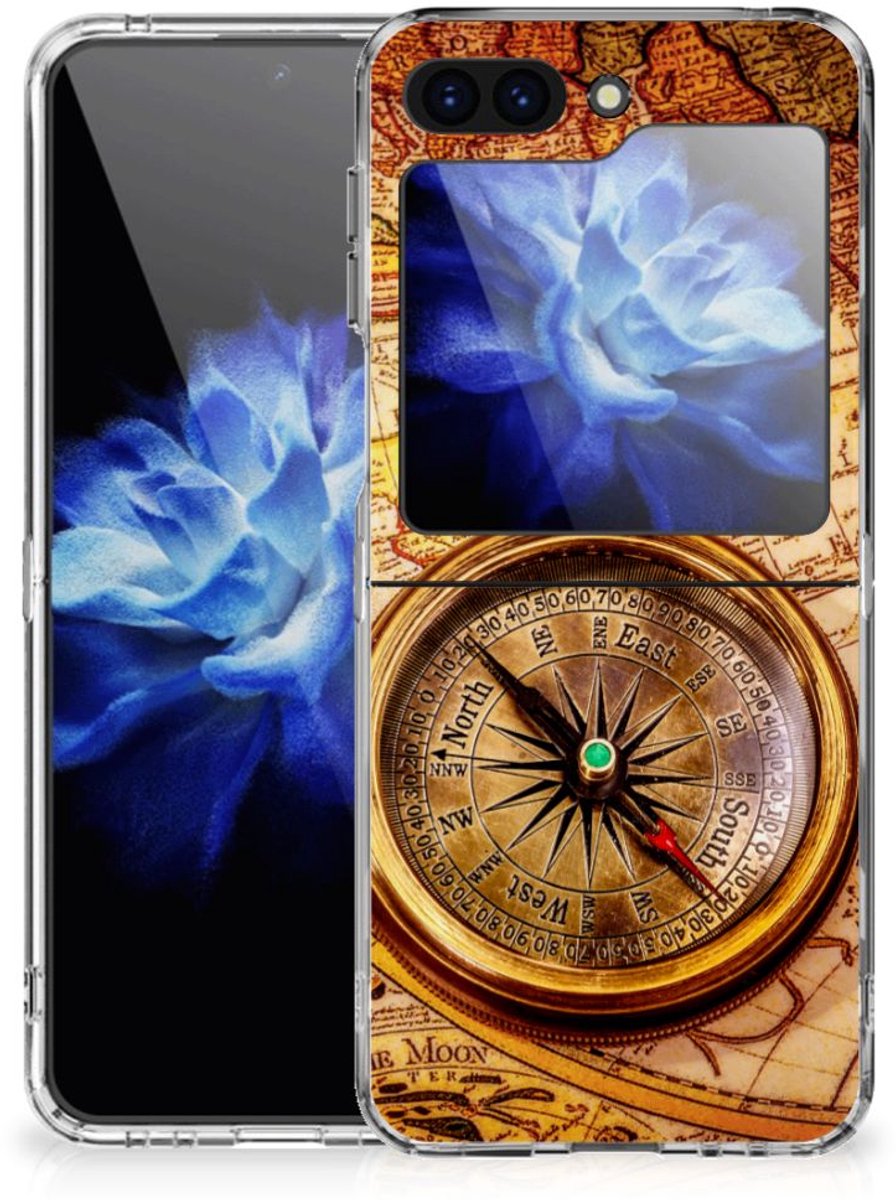 Samsung Galaxy Z Flip 5 Siliconen Back Cover Kompas