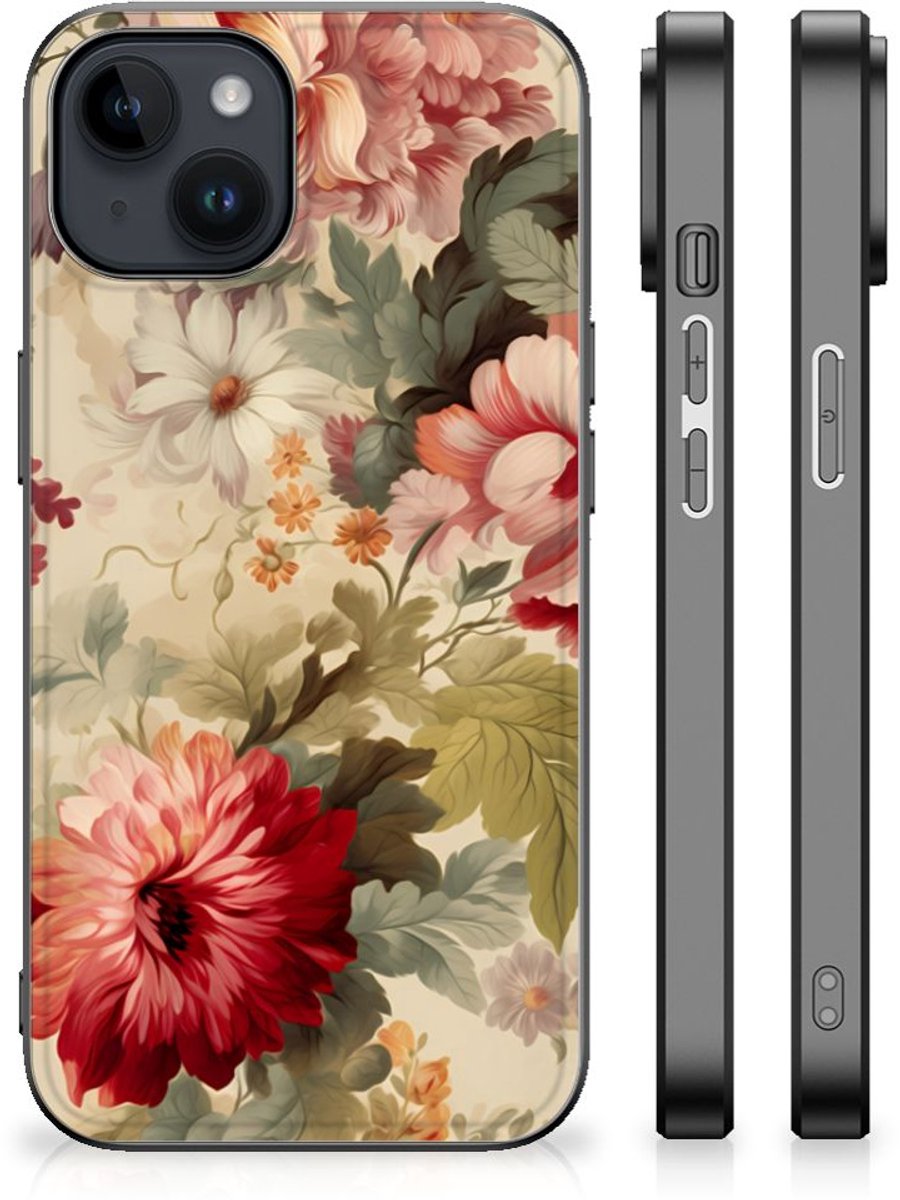 Bloemen Hoesje voor iPhone 15 Plus Bloemen