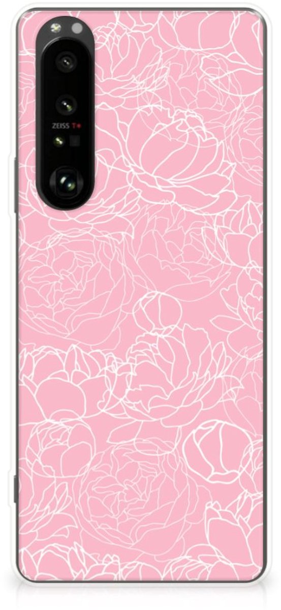 Sony Xperia 1 III TPU Case White Flowers
