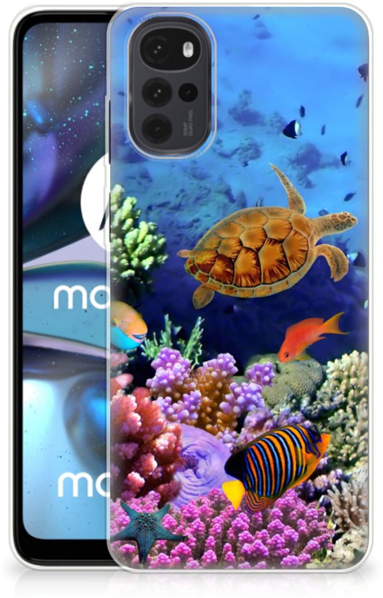 Motorola Moto G22 TPU Hoesje Vissen
