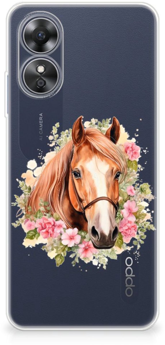 TPU Hoesje voor OPPO A17 Paard