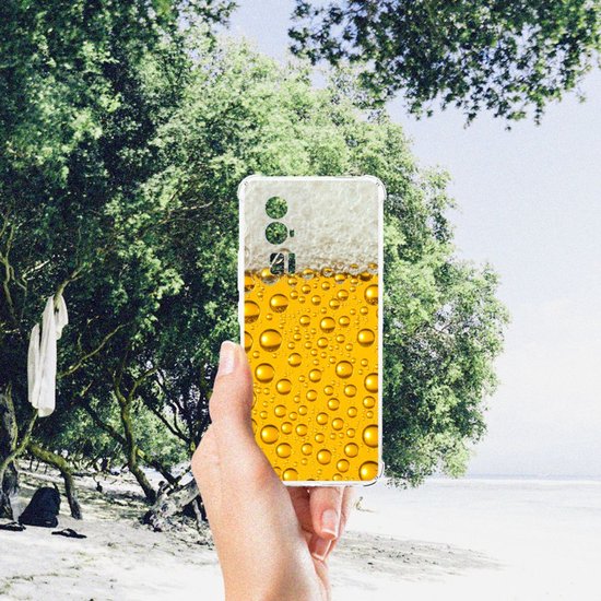Coque de téléphone adaptée à Xiaomi Poco F5 Pro, Housses tendance avec bord transparent, Bières