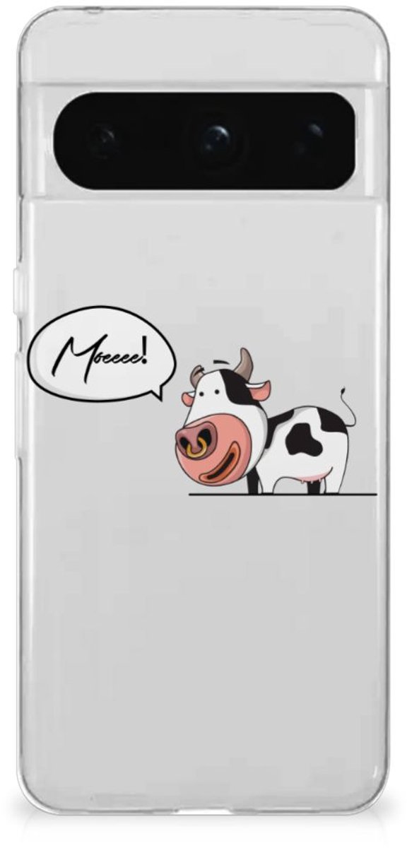 Google Pixel 8 Pro Telefoonhoesje met Naam Cheeky Cow