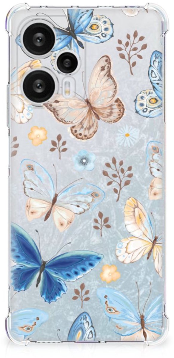 Case Anti-shock voor Xiaomi Poco F5 Vlinder