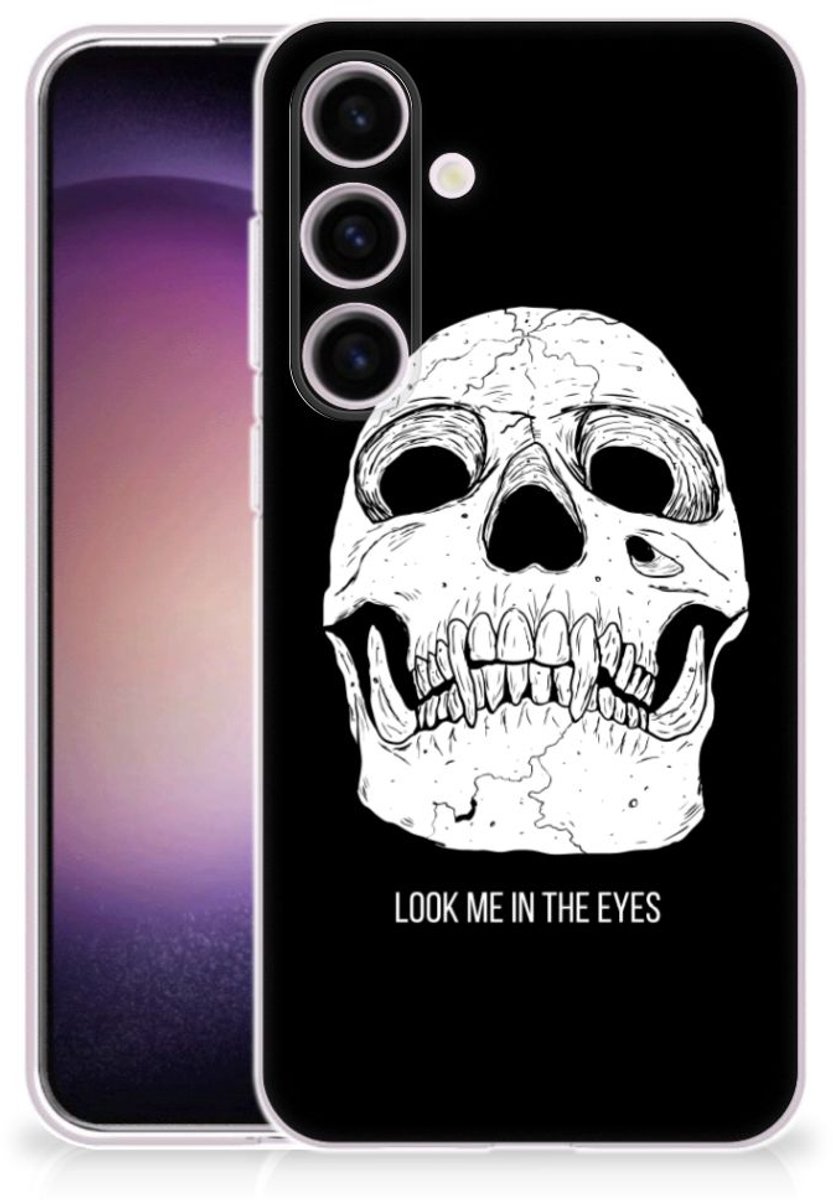 Silicone Back Case Samsung Galaxy S24 Skull Eyes