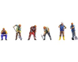 NOCH 44501 Z Bouwvakkers figuren Kant-en-klaar model