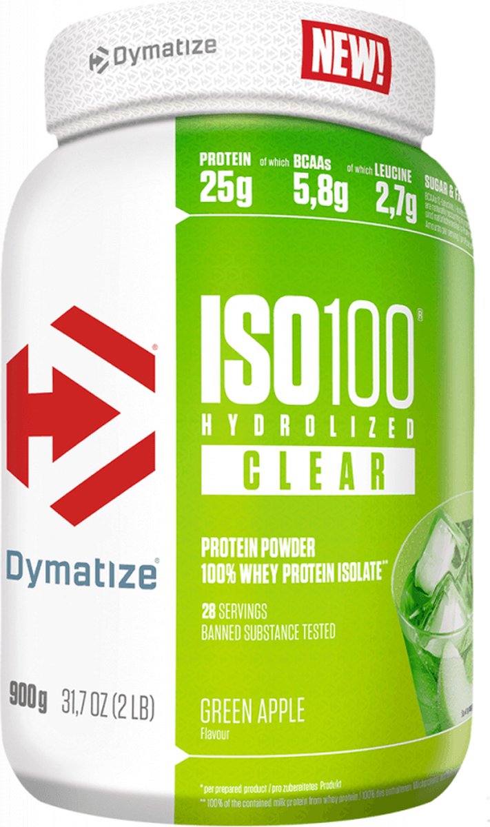 Goedkoopste ISO-100 Clear 900gr Green Apple