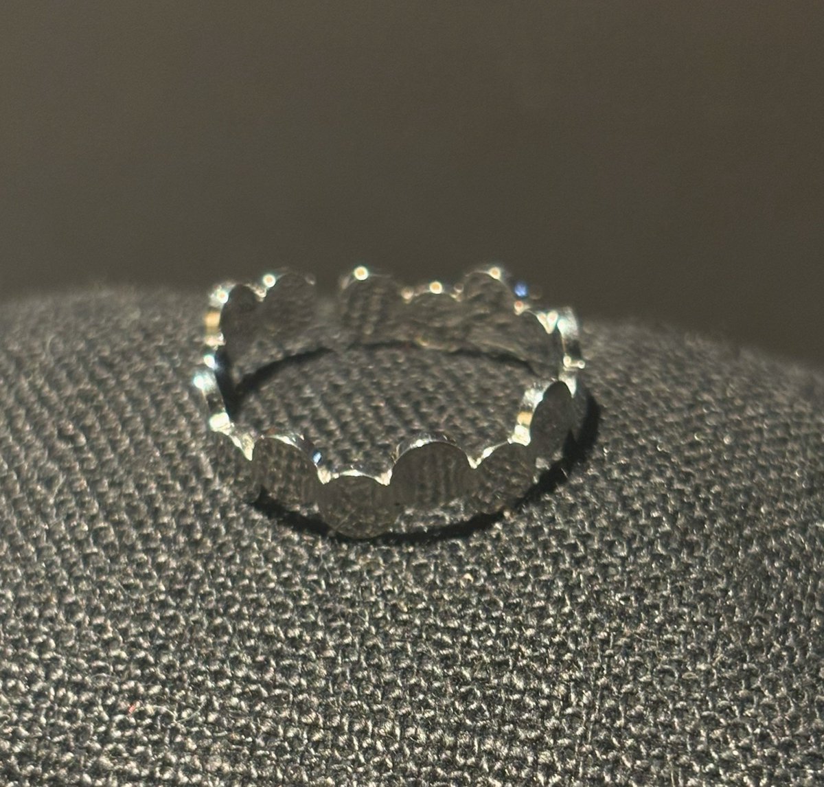 No-Fade Zilver-Stijl Cirkel Design Ring Sieraden Voor Dames En Heren