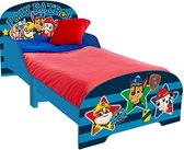 Paw Patrol Kinderbed - Houten Peuterbed - Formaat 60x77x143 CM - Geschikt voor Matras 70x140 CM - Makkelijke montage - Kinderkamer - Matras niet inbegrepen